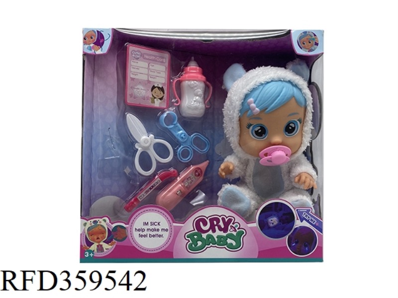 14 INCH VINYL CRYING DOLL