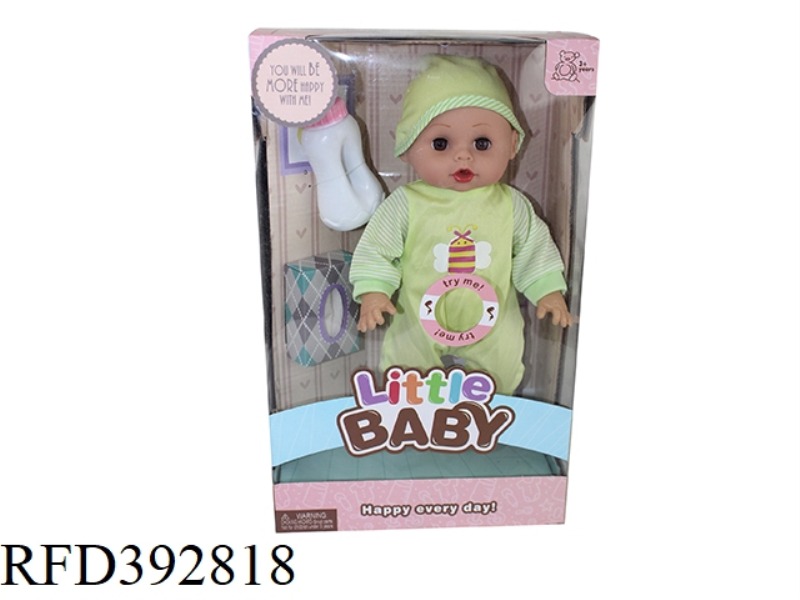 14 INCH DOLL SET WITH ENGLISH IC