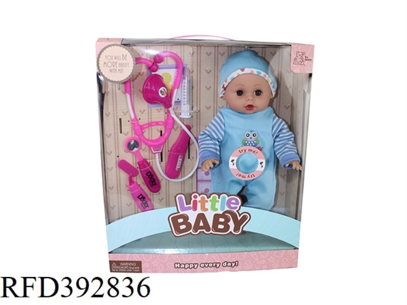 14 INCH DOLL SET WITH ENGLISH IC