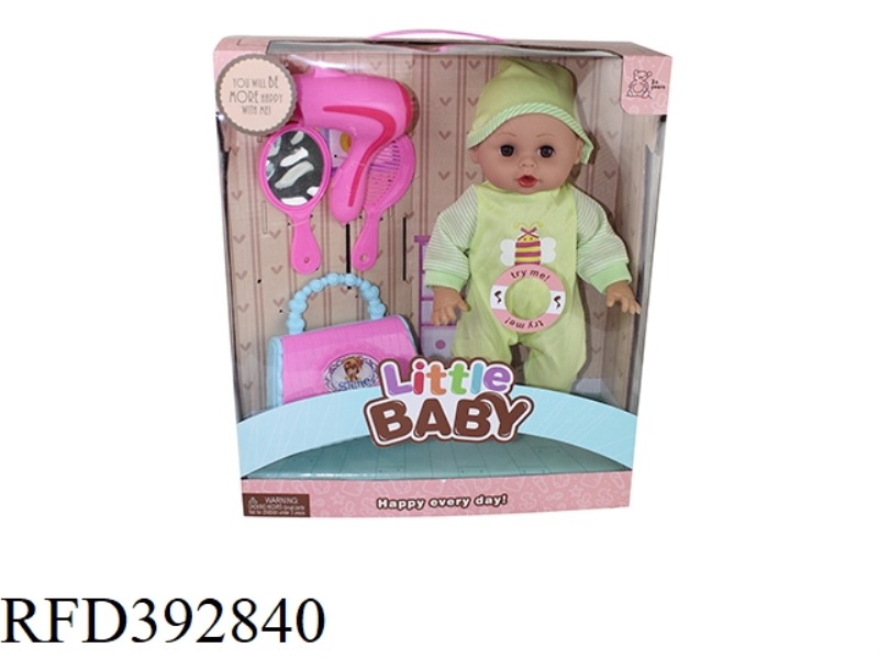 14 INCH DOLL SET WITH ENGLISH IC