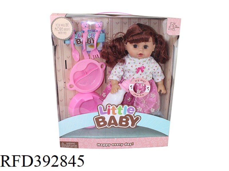 14 INCH DOLL SET WITH ENGLISH IC