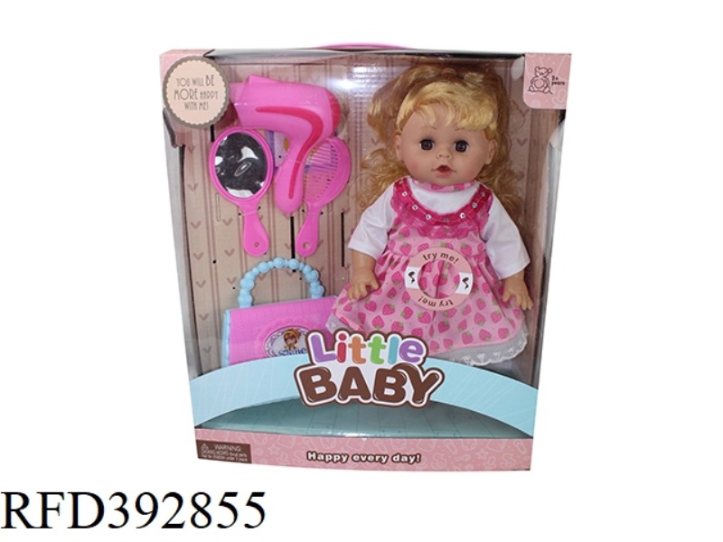 14 INCH DOLL SET WITH ENGLISH IC