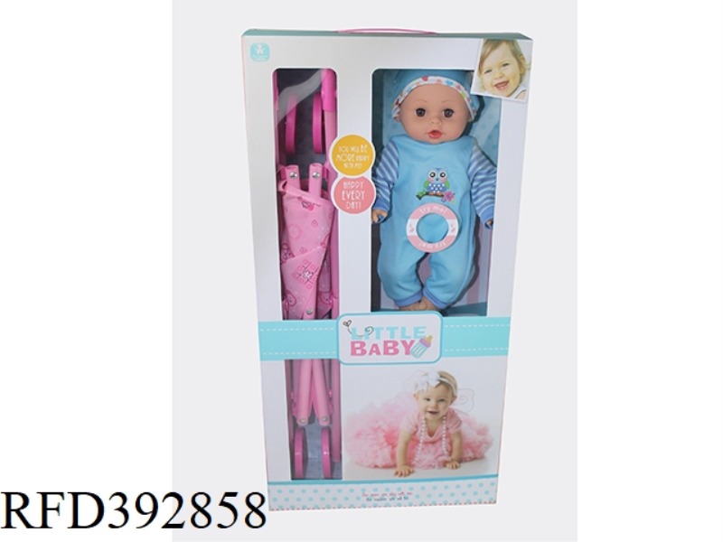 14 INCH DOLL WITH CART ENGLISH IC