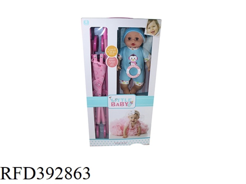 14 INCH DOLL WITH CART ENGLISH IC