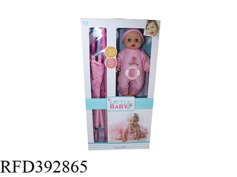 14 INCH DOLL WITH CART ENGLISH IC