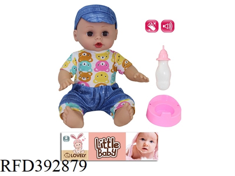 14 INCH DOLL SET WITH ENGLISH IC