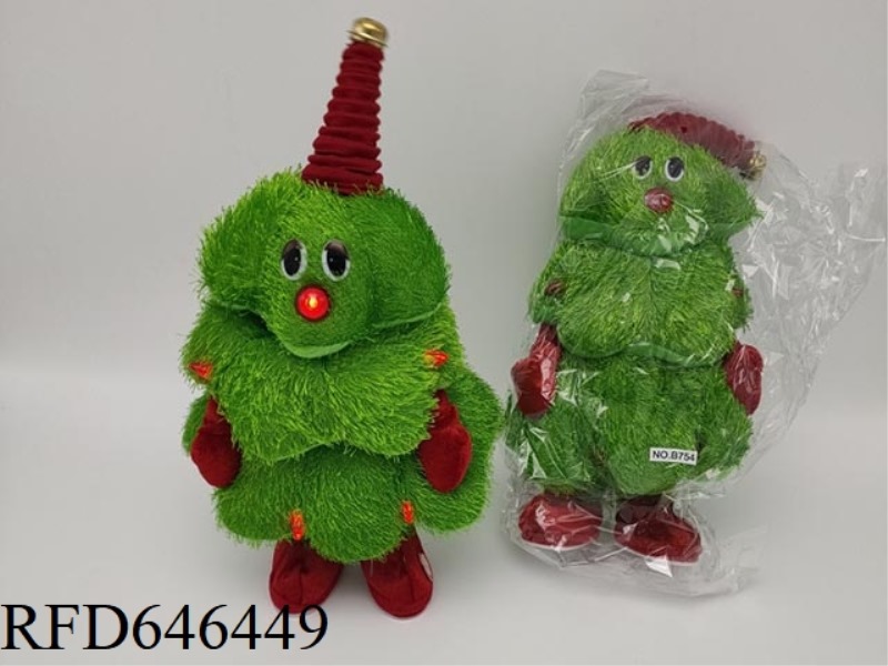 ELECTRIC PLUSH MUSICAL CHRISTMAS TREE