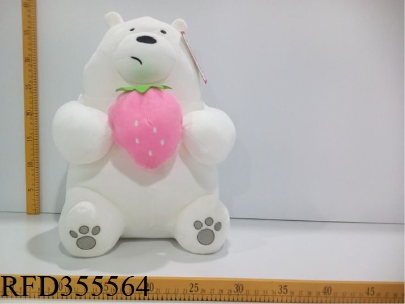 PLUSH STRAWBERRY BEAR (SINGLE SINGLE COLOR)