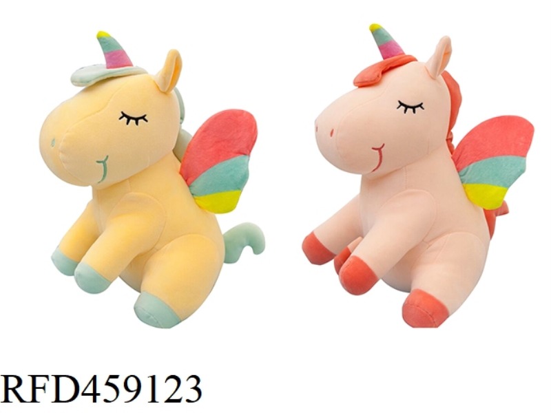 40CM RAINBOW UNICORN