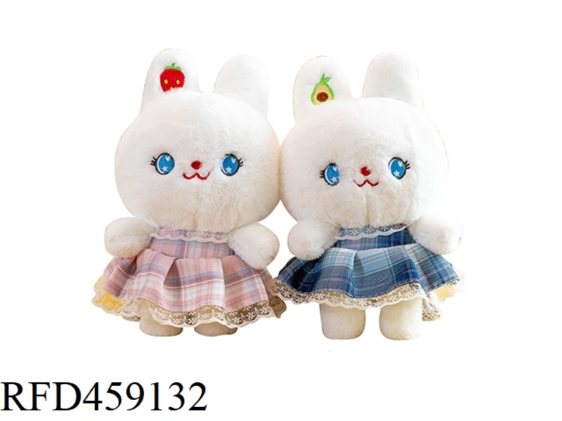 PLAID SKIRT RABBIT