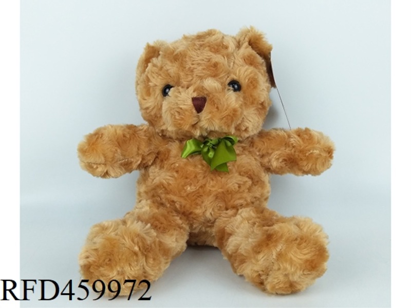 TWISTED BROWN RIBBON BEAR