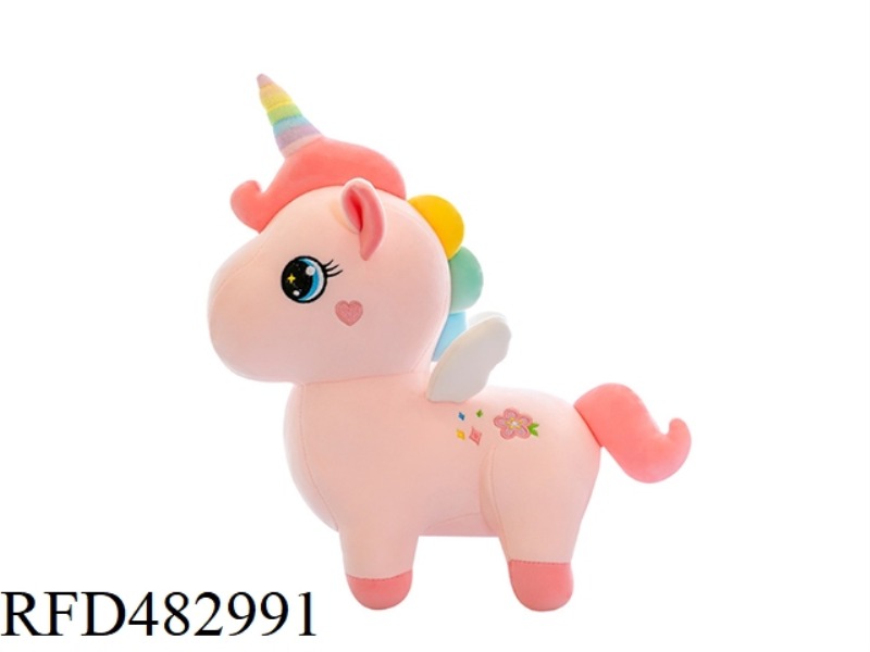 32CM CHERRY BLOSSOM UNICORN PLUSH DOLL