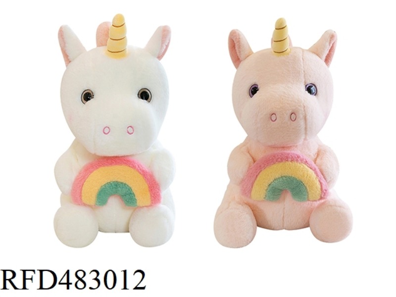 25CM RAINBOW UNICORN PLUSH DOLL