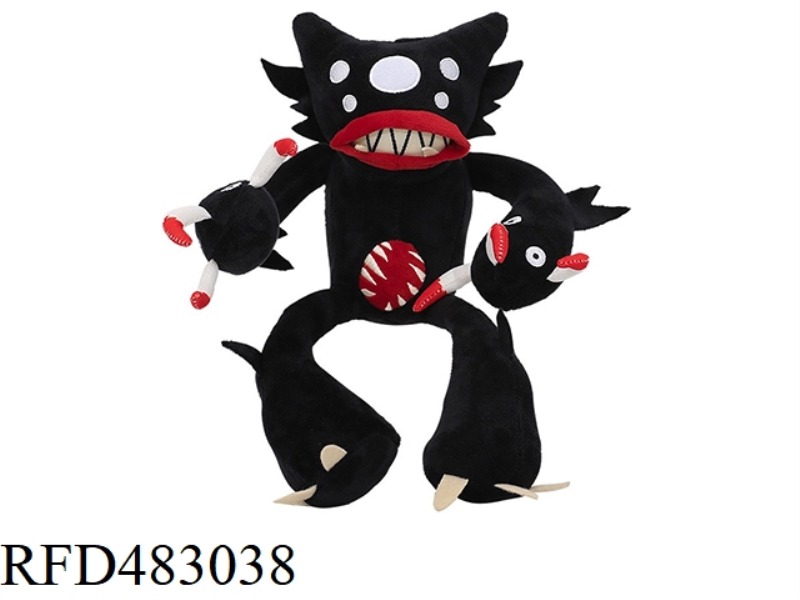 30CM BLACK SPIDER PLUSH DOLL