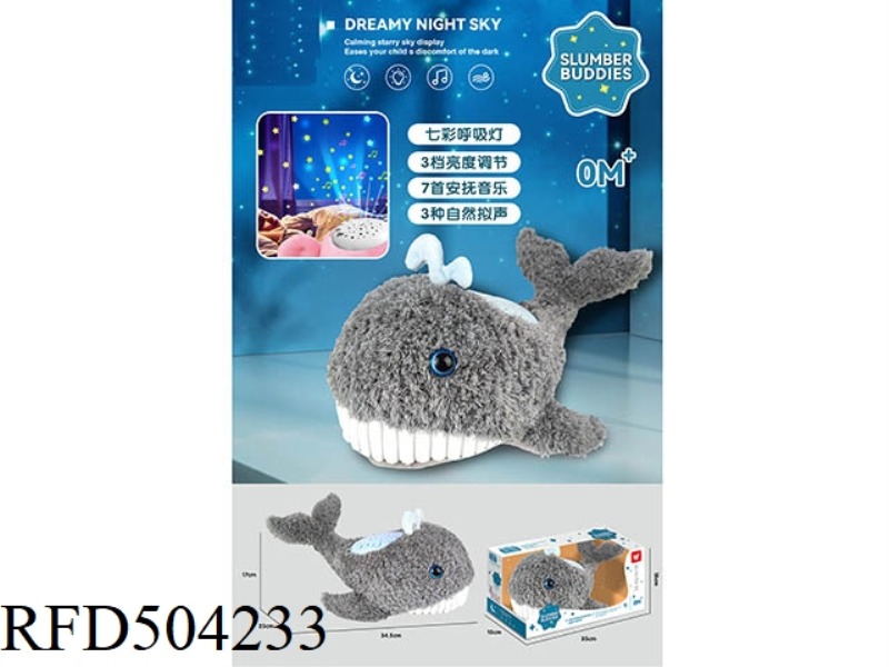 WHALE SOOTHES PROJECTOR PLUSH DOLL