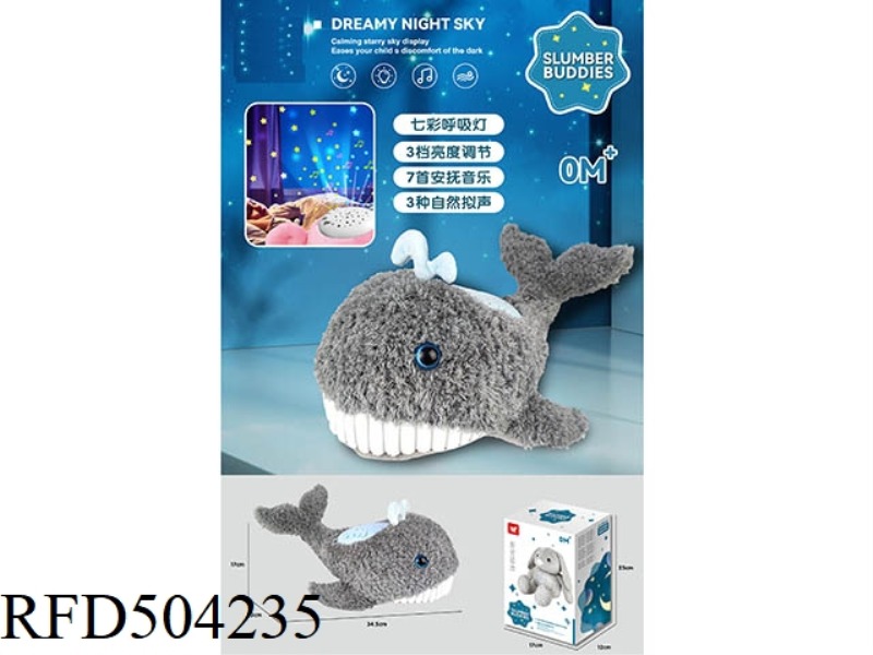 WHALE SOOTHES PROJECTOR PLUSH DOLL