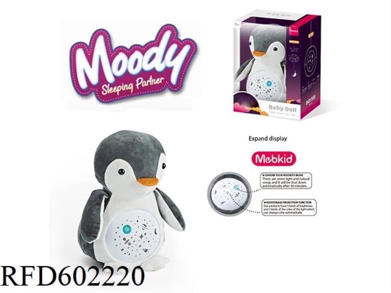 BABY PLUSH COMFORT DOLL (PENGUIN)