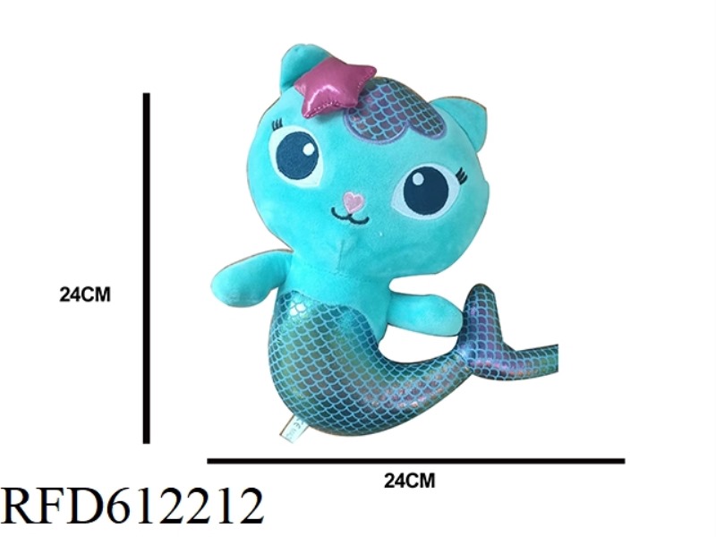 (CUSTOMIZABLE) MERMAID CAT DOLL BABY PLUSH TOY COMFORT DOLL TO ACCOMPANY THE SLEEPING DOLL