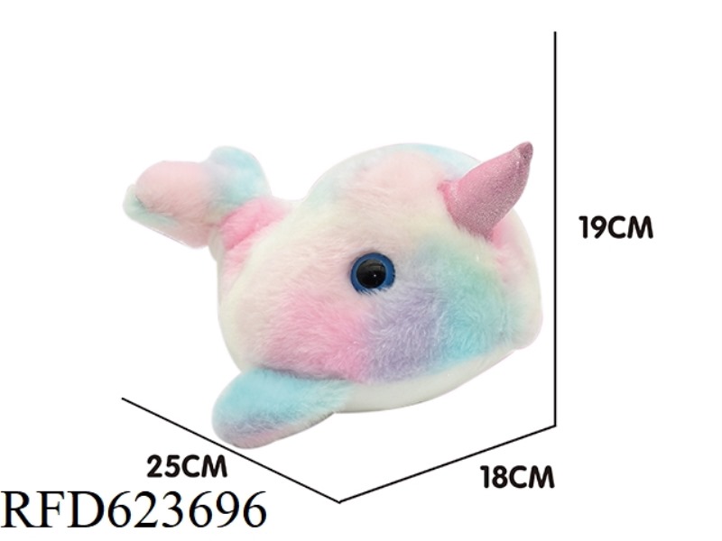 25 CM CAMOUFLAGE NARWHAL