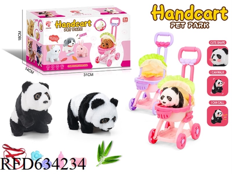 CUTE PANDA PET STROLLER