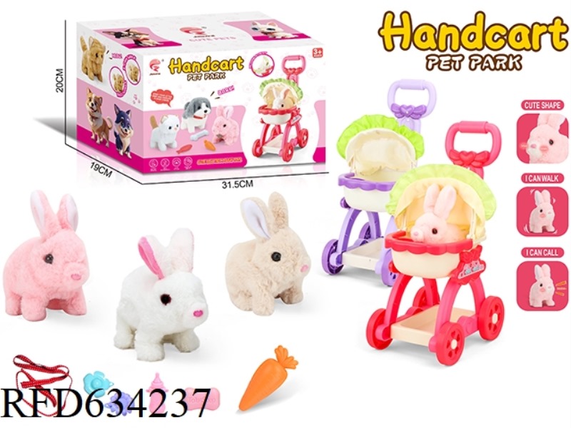 CUTE RABBIT PET CART