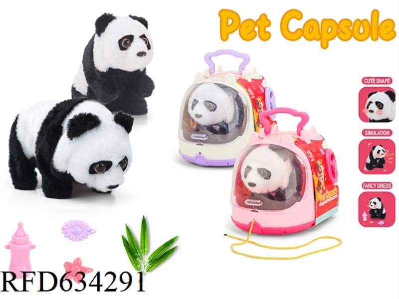 NEW SPACE CAPSULE WITH LITTLE WHEELS RED PANDA