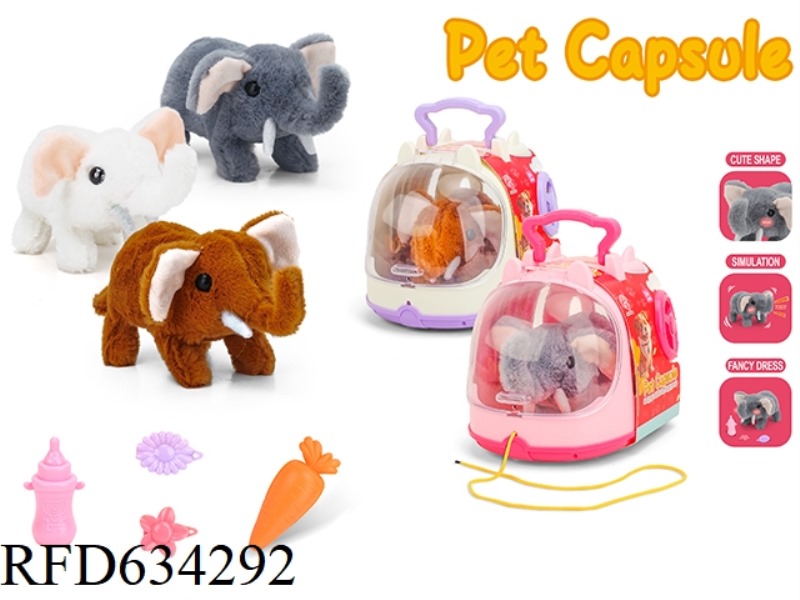 NEW SPACE BARN ELEPHANT WITH LITTLE WHEELS