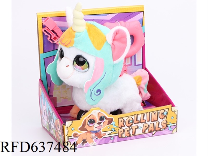 PUSH-SLIP PET UNICORN HORSE