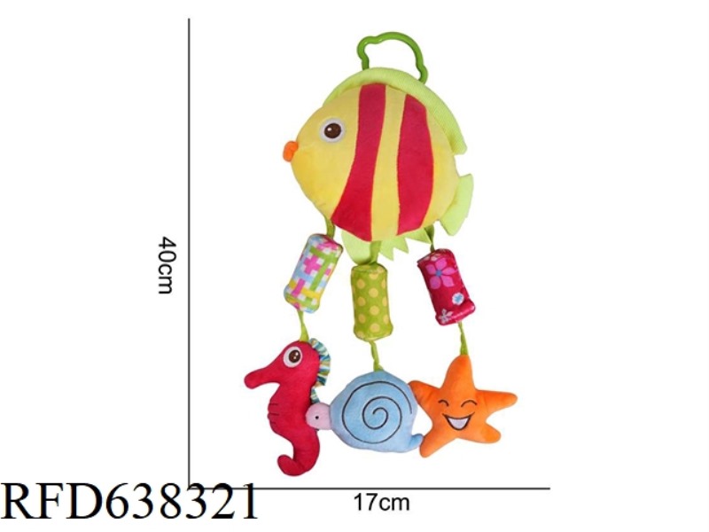 HAPPY MONKEY BIG WIND CHIME FISH [16] K-1G