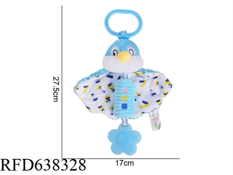 STUFFED ANIMAL HAPPY MONKEY CAPE BED HANGING WIND CHIMES BLUEBIRD [-90] A-F3