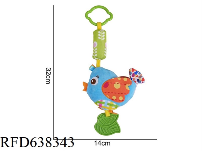 HAPPY MONKEY 【 TEETHER WIND CHIMES 】 BLUE BIRD K-1J