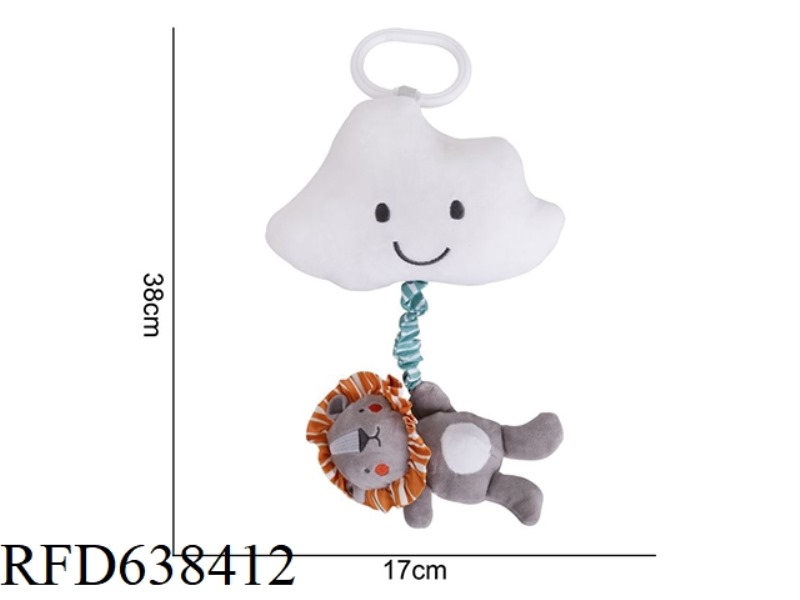 PLUSH TOY AIPINQI PLAIN PULL BELL CLOUD + LION F-4F