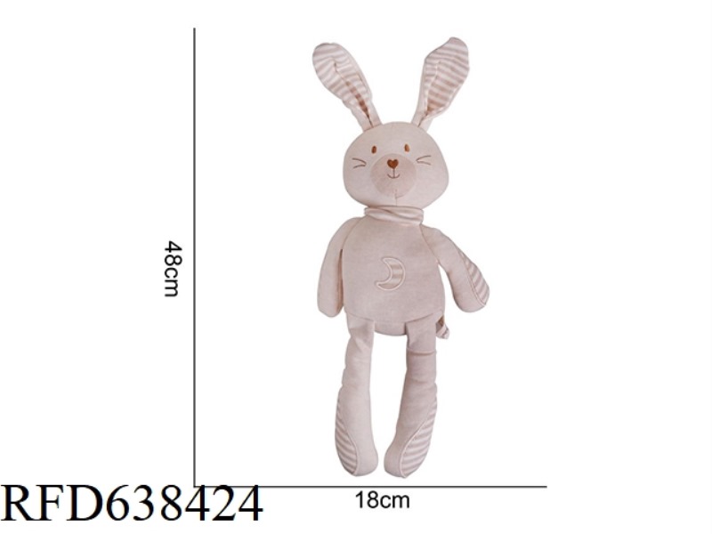 STUFFED ANIMAL KAKIBLIN ORGANIC COTTON SOOTHING DOLL RABBIT [9]