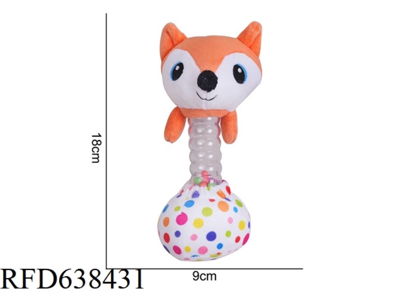 STUFFED ANIMAL DOLOLO SAND HAMMER FOX