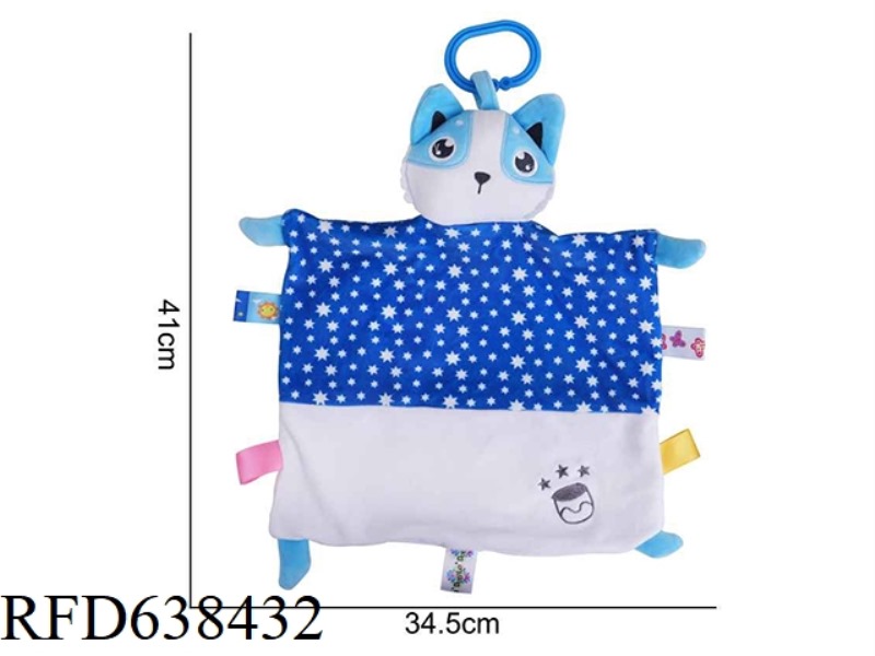 PLUSH TOY DOLOLO COMFORT TOWEL BLUE CAT [8]
