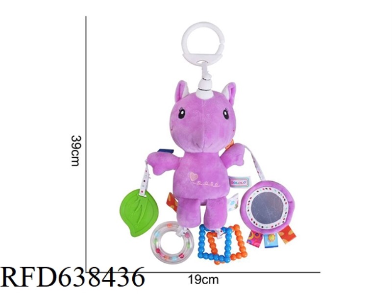 STUFFED ANIMAL DOLOLO BED HANGING UNICORN