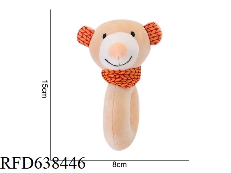 PLUSH TOY DOLOLO HAND RING COLOR BEAR