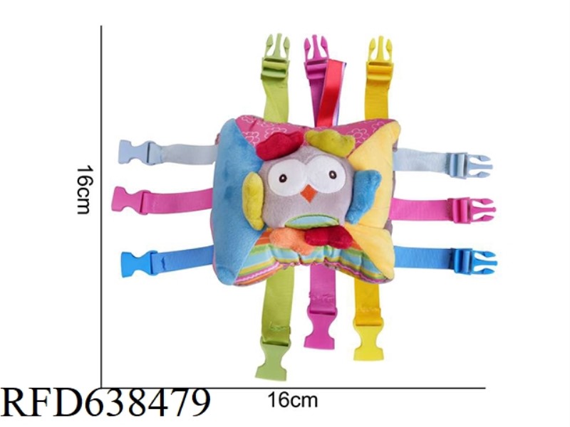 STUFFED BBSKY BUTTON TOY OWL