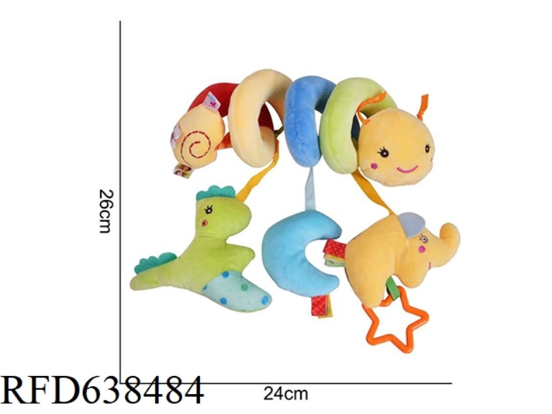 STUFFED BBSKY BED DINOSAUR AROUND CATERPILLAR MOON