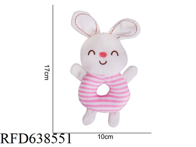 PLUSH TOY TOLOLO ROUND HAND BELL (LIGHT COLOR) RABBIT [BAG]