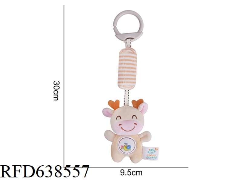 PLUSH TOY TOLOLO SMALL WIND CHIMES (LIGHT COLOR) DEER [BAG]