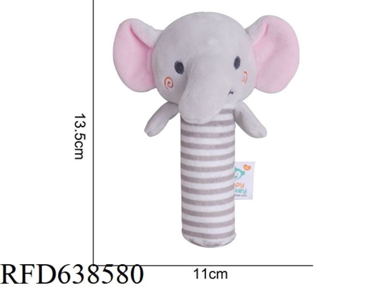 PLUSH TOY TOLOLO SMALL BB STICK (LIGHT COLOR) ELEPHANT [BAG]