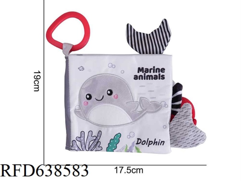 PLUSH TOLOLO BLACK AND WHITE TAIL BABU BOOK OCEAN