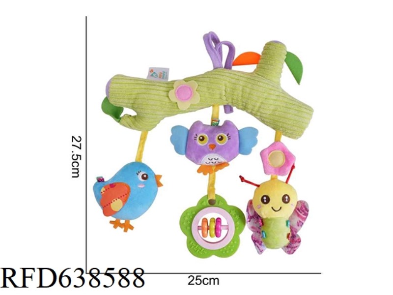 PLUSH TOY TOLOLO CROSS BAR BED HANGING TREE FORK