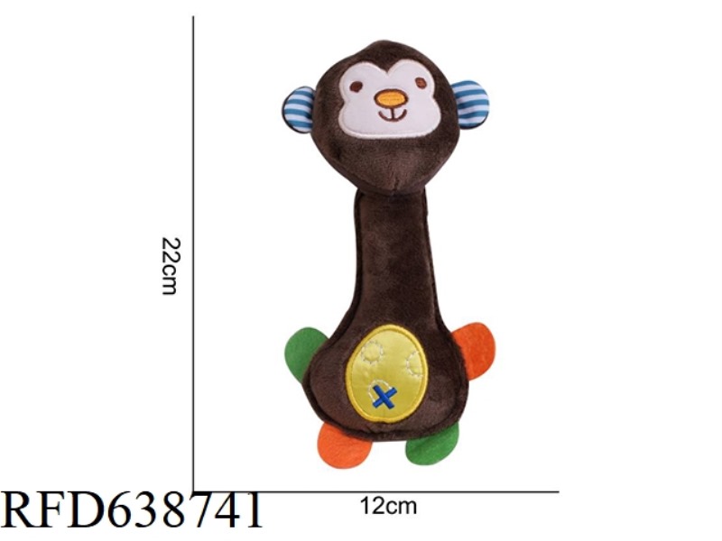 STUFFED BBSKY HAND GRAB BELL MONKEY NO COLOR CARD