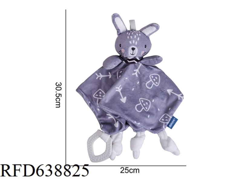 PLUSH TOY AIPINQI NORDIC PACIFIER GRAY RABBIT [8] F-4C