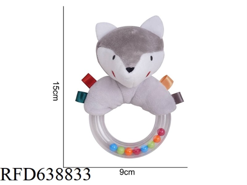 PLUSH TOY AIPINQI RUBBER RING HAND-ROLLED FOX F-1J