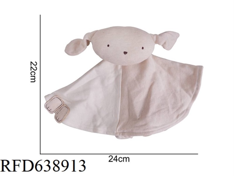 PLUSH TOY MAMIBEBY ORGANIC COTTON COMFORTER RABBIT J-3G