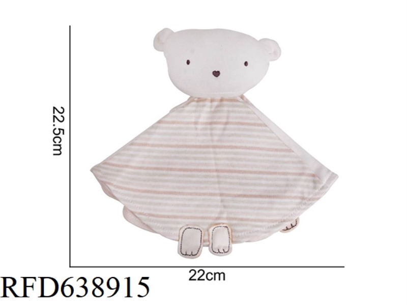 STUFFED ANIMAL MAMIBEBY ORGANIC COTTON COMFORTER BEAR J-3G