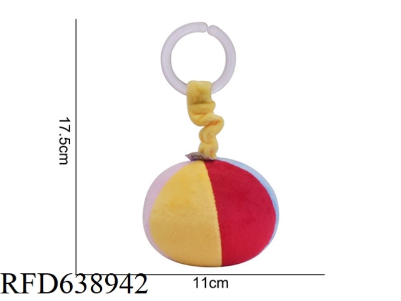 PLUSH TOY MAMIBEBY 6 COLOR CLOTH BALL BED HANGING MEDIUM RED J-1K